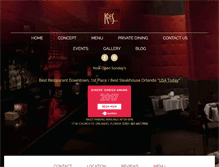 Tablet Screenshot of kresrestaurant.com